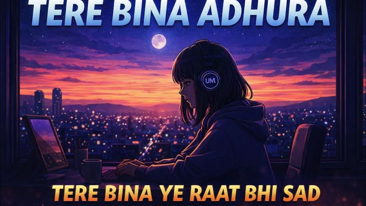 Tere Bina Adhura (Slowed + Reverb) 🥀 | Sad Love Mashup 2026
