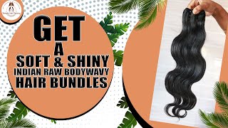 SOFT AND SHINY Indian Raw Bodywavy Hair Bundles | Temple hair factory screenshot 5