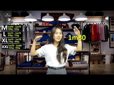 Video Cách Chọn Size Áo Thun Luxsion - youtube