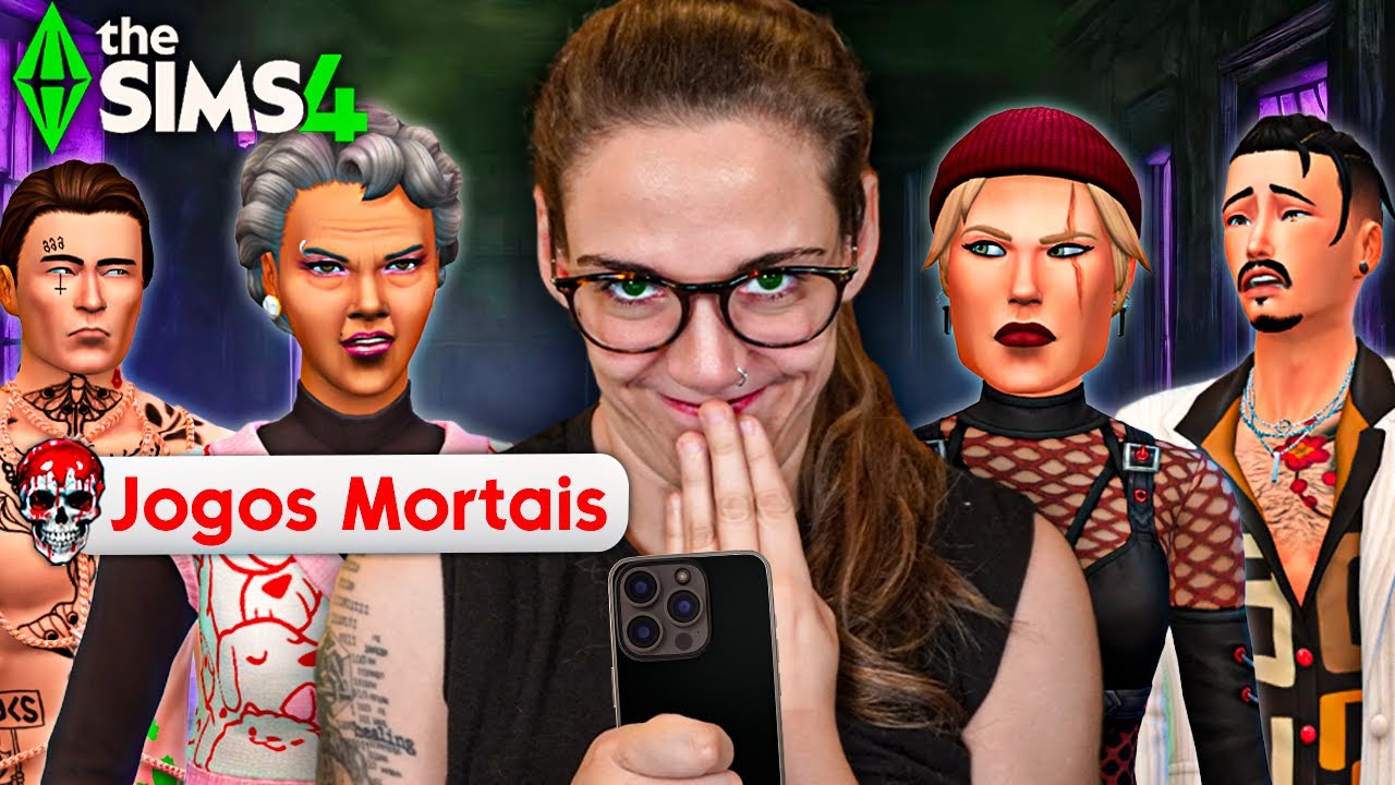 JOGOS MORTAIS NO THE SIMS 4 COM MODS! SÓ UM SOBREVIVE!