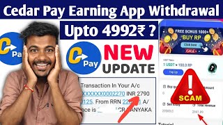 How to earn money from the Cedar Pay app full process | How to deposit using Cedar Pay | #cedarpay screenshot 3