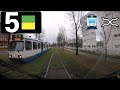 🚊 GVB Amsterdam Tramlijn 5 Cabinerit Amstelveen Stadshart - Centraal Station Driver's view POV 2017