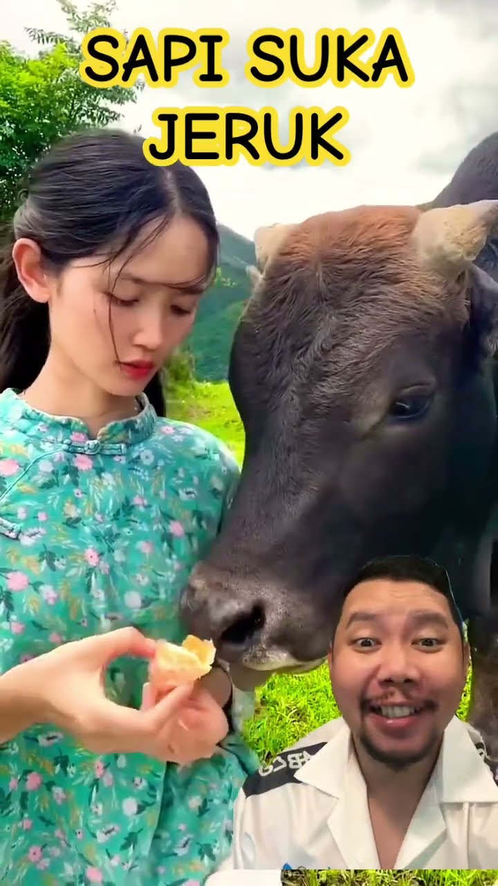 SAPINYA SUKA JERUK!!!?? #funny #bull #comedy #animals #shortsviral #shortsfeed