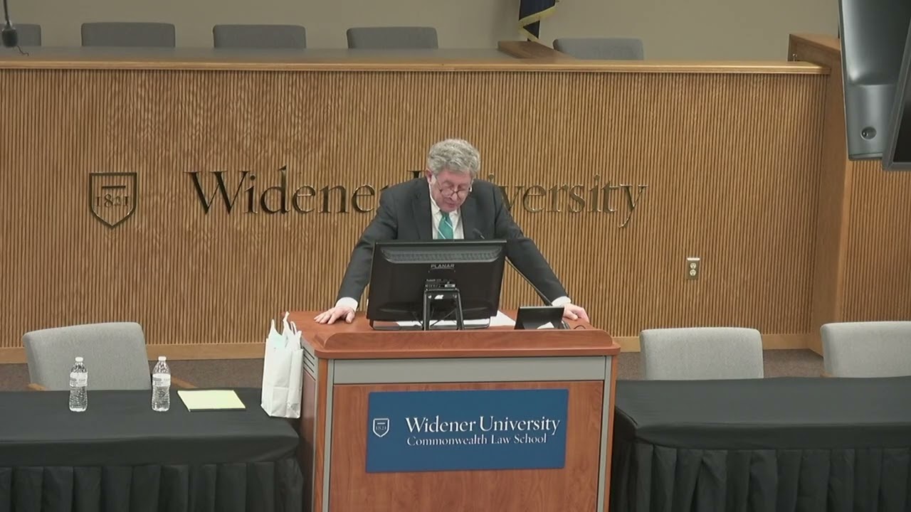 2025 Annual John Gedid Lecture | The Limits of Loper Bright | Widener Law Commonwealth