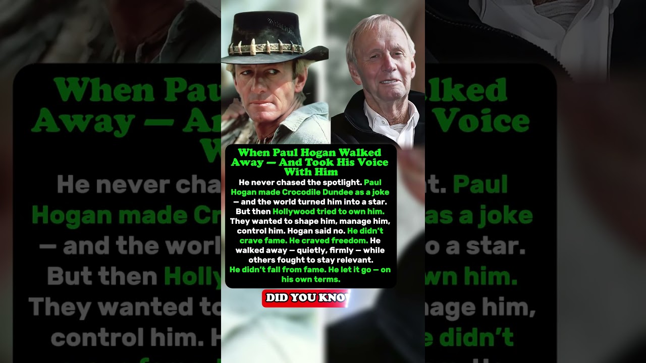 Paul Hogan’s Secret Hollywood Exit!