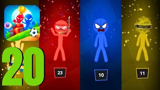 Stickman Party: 4 Player Games - Gameplay Walkthrough Part 20 - Adventures (iOS, Android) screenshot 4