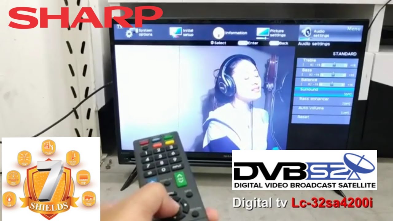 Sharp Aquos Ledtv Review Tv Sharp Lc 32sa4200i Digital Tv