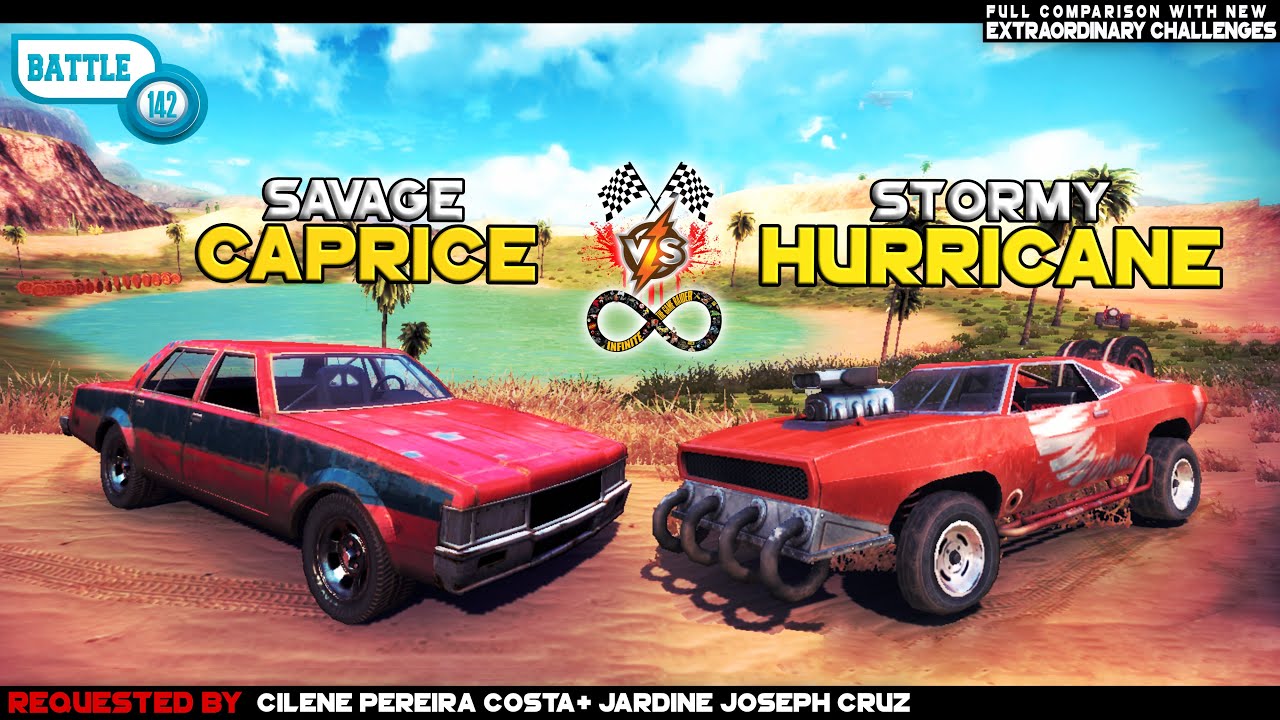 Off The Road Caprice vs Hurricane Rally vs 4x4 Car Epic Battle OTR ...