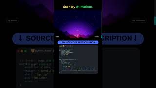 Scenery Scroll Animation – Mountain Parallax Effect!#coding #programming #scenery #scroll #animation