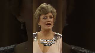The Golden Girls - The Proposal #thegoldengirls #thegoldentvera #comedy #sitcom #funny