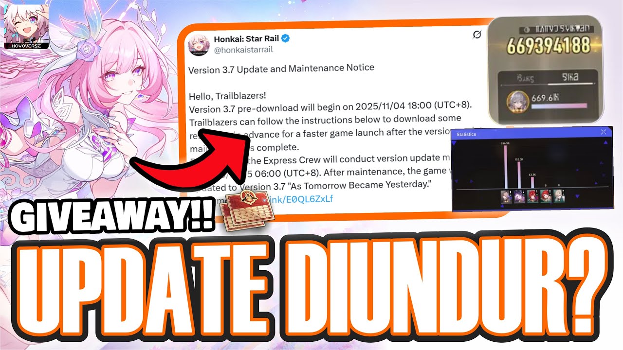 UPDATE 3.7 DIUNDUR?? FITUR INI WAJIB ADA?? 🤔 +GIVEAWAY! | Honkai: Star Rail