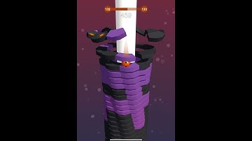 Stack Ball 3D Level 132 Gameplay (iOS,Andriod) #shorts