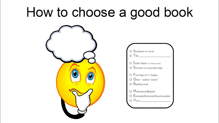 How To Choose a Good Book