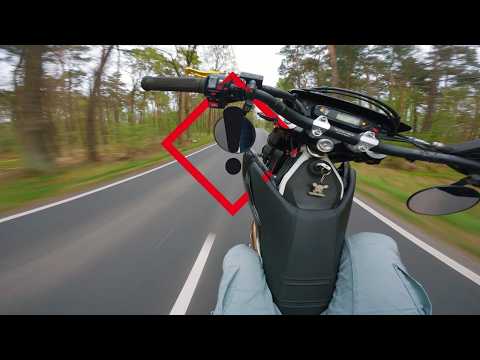 EVERYTHING stock except for the ass! Husqvarna 701 RAW Akrapovic