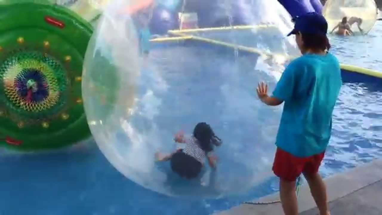 これが噂の！？豊島園アクアボールに挑戦