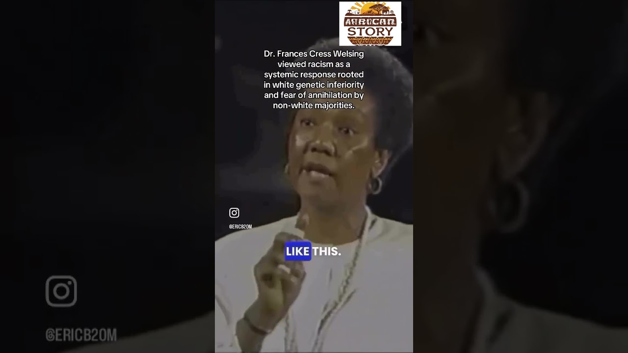 Доктор Фрэнсис Уэлдинг рассматривала расизм как системную реакцию, коренящуюся в генетической неп...