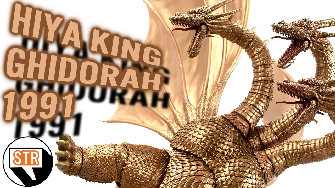 Hiya Toys Exquisite Basic King Ghidorah 1991 REVIEW - YouTube