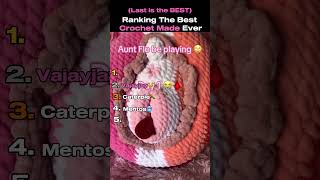 Ranking My Top 5 Crochet Creations! 🧶 #shorts #crochet #ranking