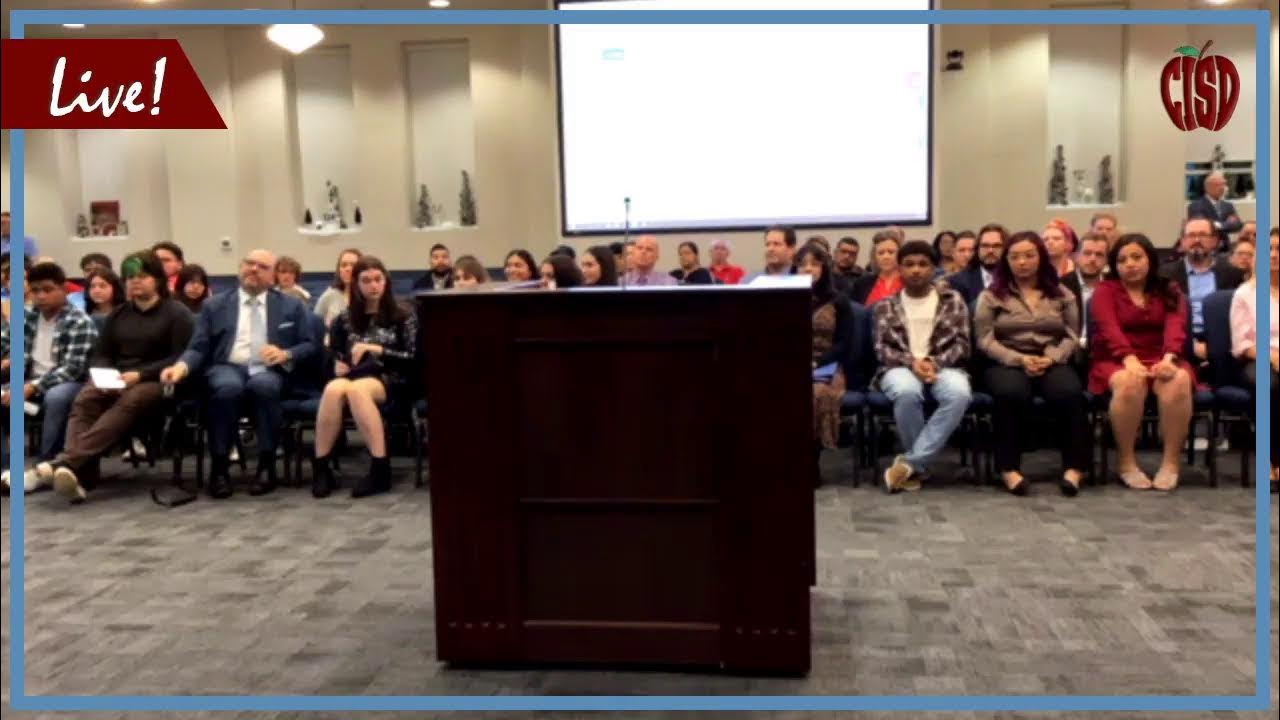 Castleberry ISD School Board Meeting December Recognitions YouTube