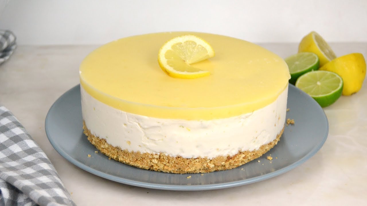 Tarta helada de limón y leche condensada ¡Super fácil! - YouTube