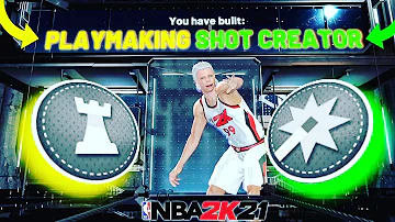 *CURRENT GEN* Best Playmaking Shot Creator Build 2k21!!! Play Shot Build for NBA 2k21 Current Gen!!!