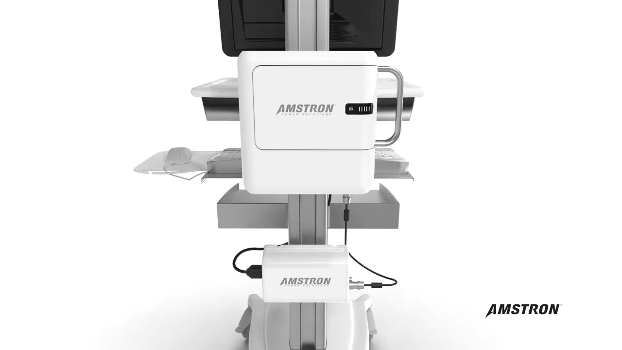 MedXP 400 Flex Swap Battery System for Medical Carts - Amstron