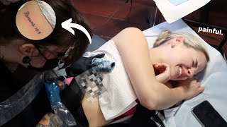 FIRST 5 TATTOOS | VLOG + PAIN RATING!