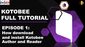 KOTOBEE EBOOK FULL TUTORIAL 2020 (OVERVIEW, HOW TO INSTALL KOTOBEE AUTHOR AND READER - EPISODE 1)