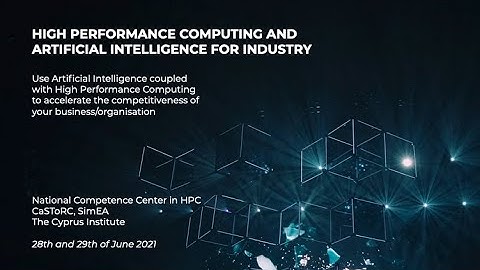 Artificial Intelligence (AI) and High Performance Computing (HPC) for Industry