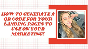 Techy Tuesday:  How to Generate a QR Code For Your Landing Pages To Use On Your Marketing