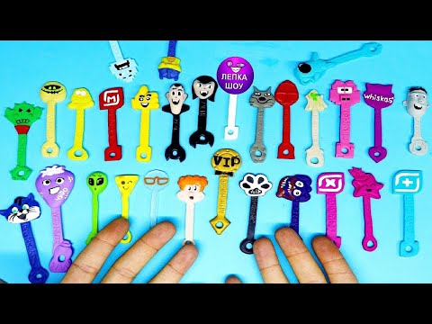 СКРЕПЫШИ 3! Вся коллекция! Магазин Магнит! Из полимерной глины, с лепка шоу