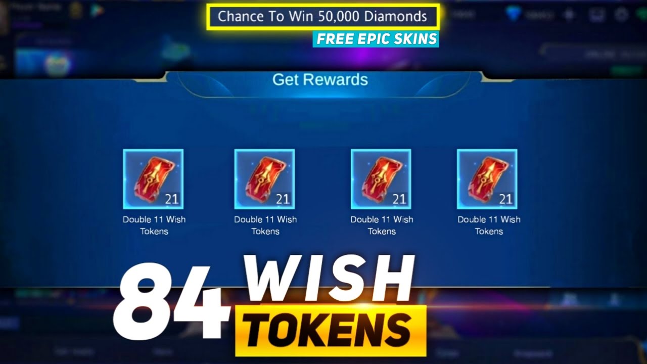 HOW TO GET 84 DOUBLE 11 WISH TOKENS FROM THE MEGA DRAW EVENT | MLBB