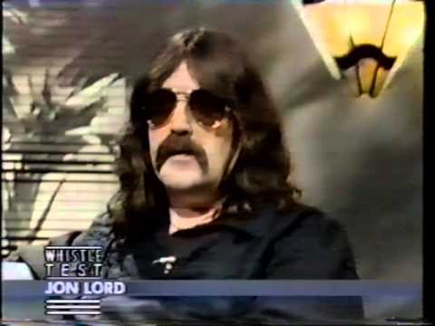 Ian Gillan & Jon Lord on the UK BBC2 Show ' The Old Grey Whistle Test' November 1985