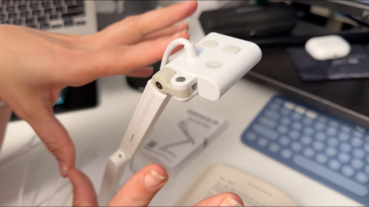 OKIOCAM S2-4K Ultra HD 8MP USB Document Camera for Teachers & Classrooms with OKIOPoint AI-Tracking