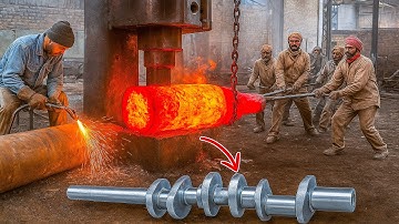 Unbelievable Scale: Manufacturing Giant Crankshafts for Ammonia Compressors