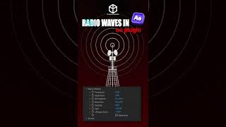 How to Create Realistic Radio Waves in After Effects | Motion Graphics Tutorial #aftereffects