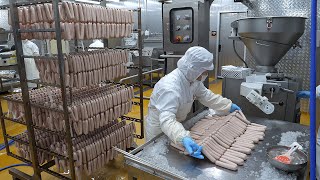 독일에서 금메달 받은 한국 토종 소시지 / Making amazing sausages - sausage factory in korea