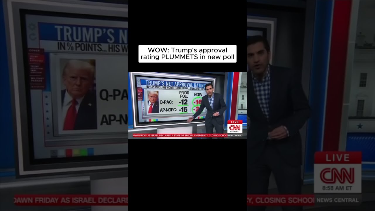 WOW Trump S Approval Rating PLUMMETS In New Poll
