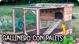 How To Make A Chicken Coop With Pallets: Model SiSi || The Huertina De Toni