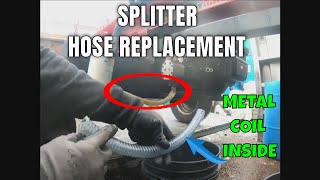LOG SPLITTER REPAIR Part 2 - HOSE REPLACEMENT