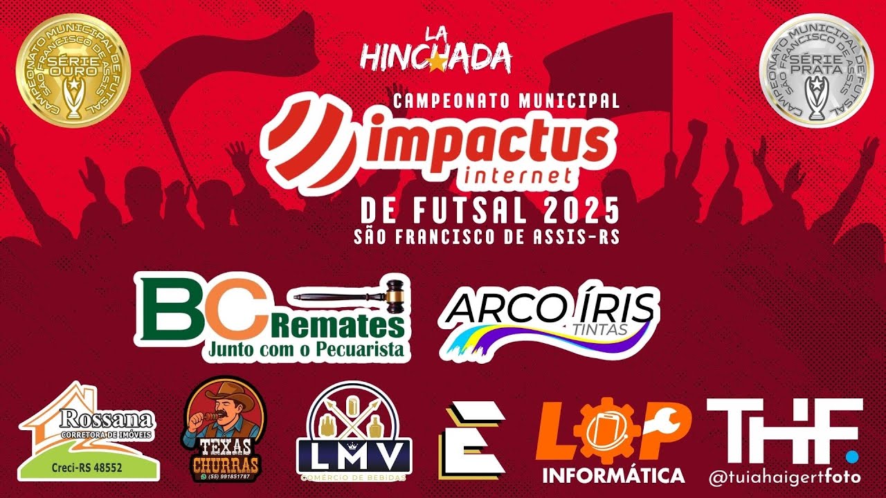 Campeonato Municipal Impactus de Futsal 2025 - São Fco de Assis 5ª Rodada
