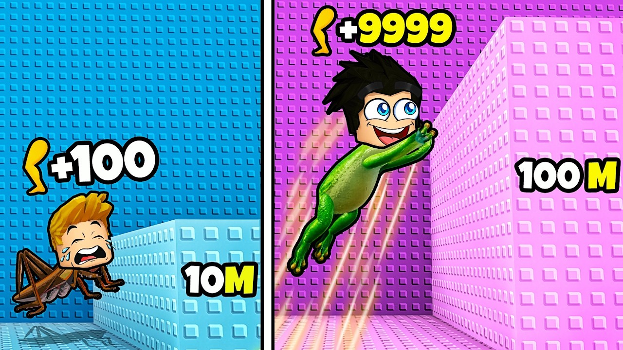 JE DOIS ME TRANSFORMER EN UN MEILLEUR ANIMAL POUR SAUTER DE PLUS EN PLUS HAUT DANS ROBLOX