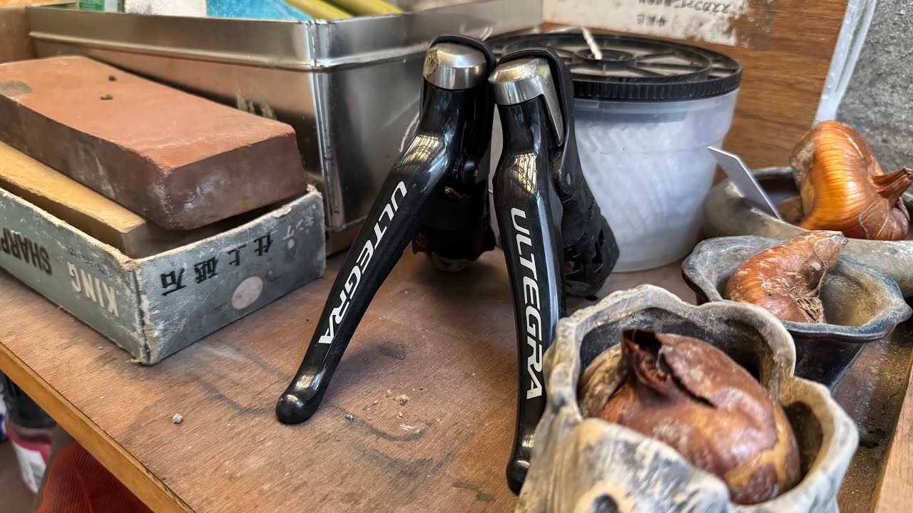 ワイヤーが取れない。空打ちする。錆まみれ。使えなくなったstiレバーを復活させる【SHIMANO ULTEGRA R6800   STIレバー】