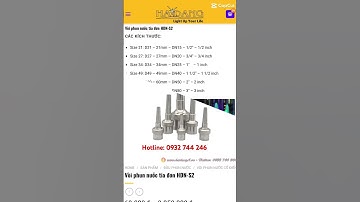 Vòi phun nước tia đơn HDN-S2 béc phun tia nước nghệ thuật