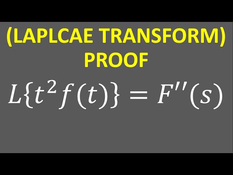 Laplace Transform: Prove