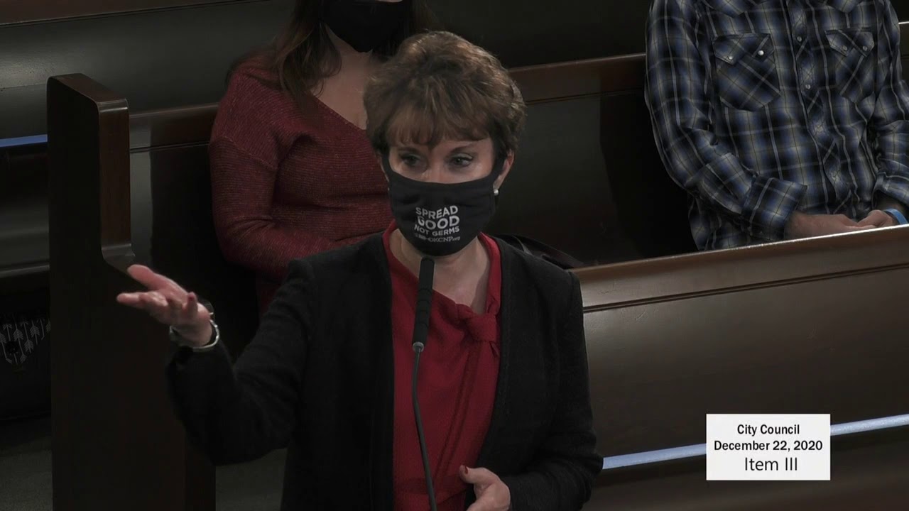 Oklahoma City City Council December 22, 2020 YouTube