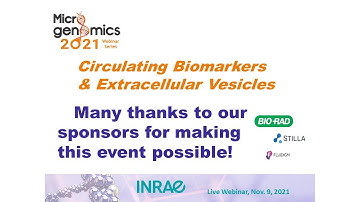 Microgenomics 2021 webinar EV Circulating Biomarkers : Introduction