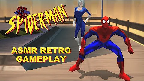 ASMR - SPIDER-MAN (N64) Game Play - Whispers & Candy Sounds