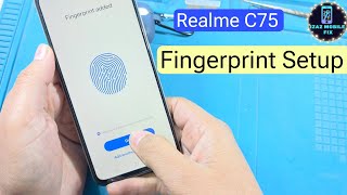How to Add Display Fingerprint in Realme C75 Display Fingerprint Lock Setup 2025