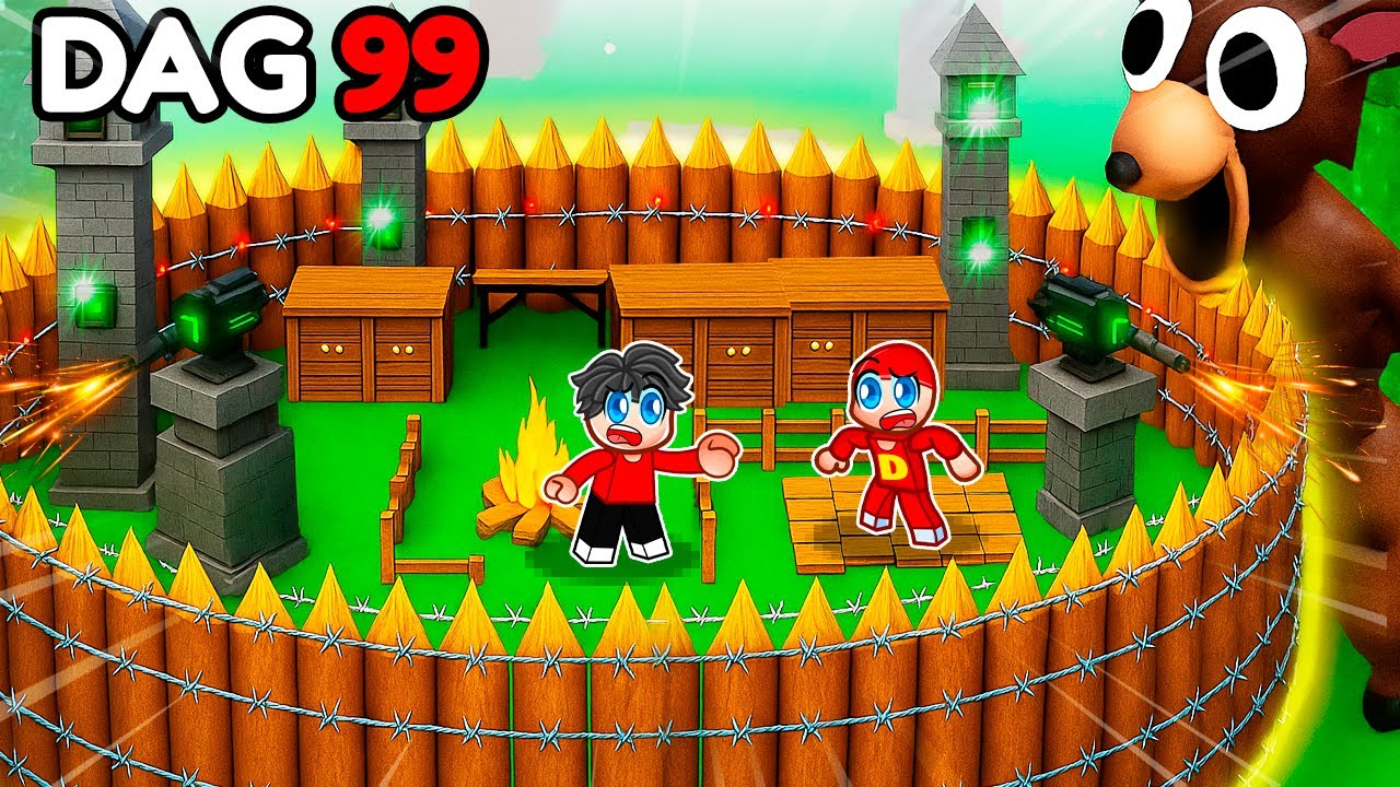 Doodie og Jeg VANDT I Roblox 99 Nights In The Forest!